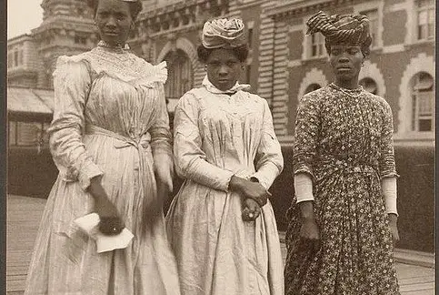 Three women from Guadeloupe.<br/>